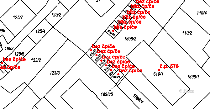 Objekt 42252644, Katastrální mapa