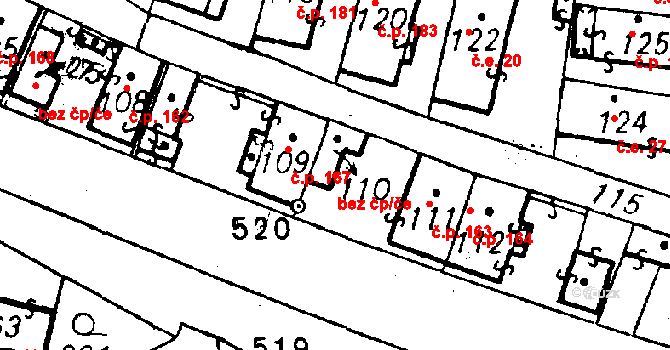 Volduchy 40669645 na parcele st. 110 v KÚ Volduchy, Katastrální mapa