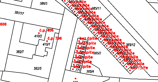 Slatiňany 50056646 na parcele st. 777 v KÚ Slatiňany, Katastrální mapa
