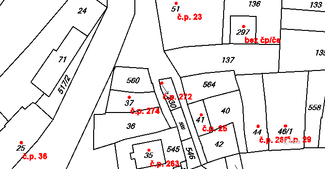 Přerov III-Lověšice 272, Přerov na parcele st. 230 v KÚ Lověšice u Přerova, Katastrální mapa