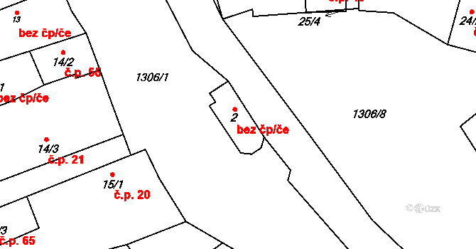 Nebahovy 46148647 na parcele st. 2 v KÚ Nebahovy, Katastrální mapa