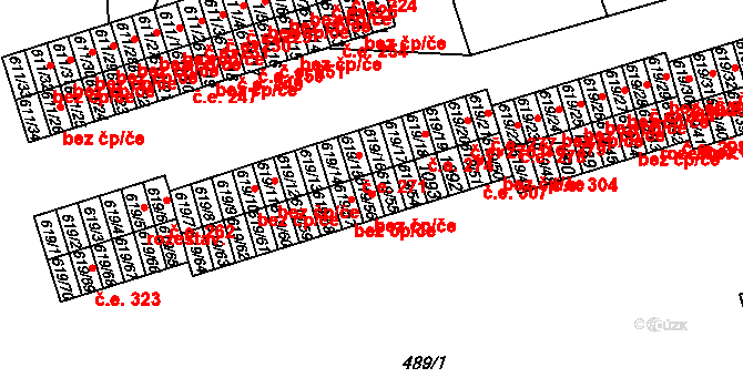 Litvínov 43692648 na parcele st. 619/56 v KÚ Hamr u Litvínova, Katastrální mapa