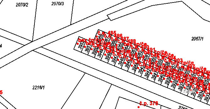 Dvůr Králové nad Labem 48529648 na parcele st. 3948 v KÚ Dvůr Králové nad Labem, Katastrální mapa