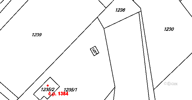 Orlová 42051649 na parcele st. 1237 v KÚ Poruba u Orlové, Katastrální mapa