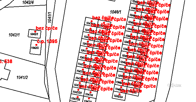 Frýdlant nad Ostravicí 40317650 na parcele st. 1047/10 v KÚ Frýdlant nad Ostravicí, Katastrální mapa