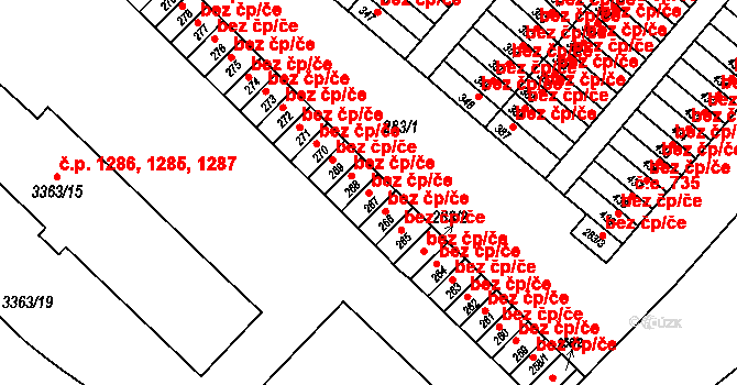 Kopřivnice 38944651 na parcele st. 267 v KÚ Kopřivnice, Katastrální mapa