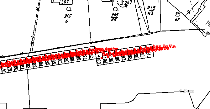 Nepomuk 47127651 na parcele st. 1194 v KÚ Nepomuk, Katastrální mapa
