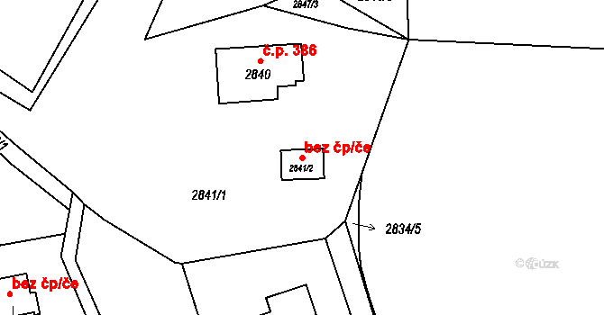 Horní Suchá 48942651 na parcele st. 2841/2 v KÚ Horní Suchá, Katastrální mapa