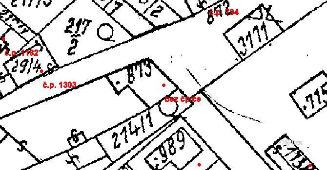 Lanžhot 50497651 na parcele st. 873 v KÚ Lanžhot, Katastrální mapa