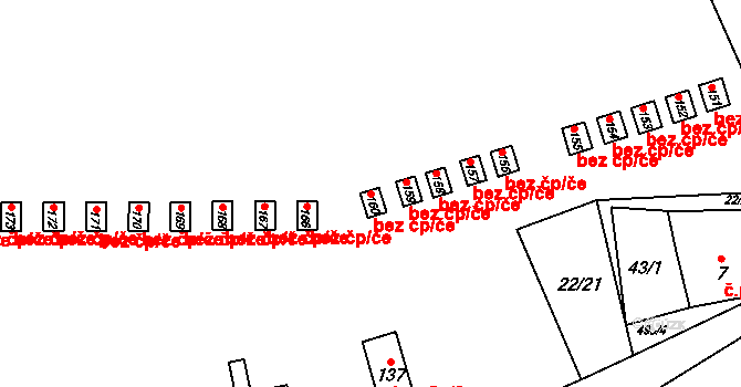Červená Voda 47975652 na parcele st. 160 v KÚ Horní Orlice, Katastrální mapa