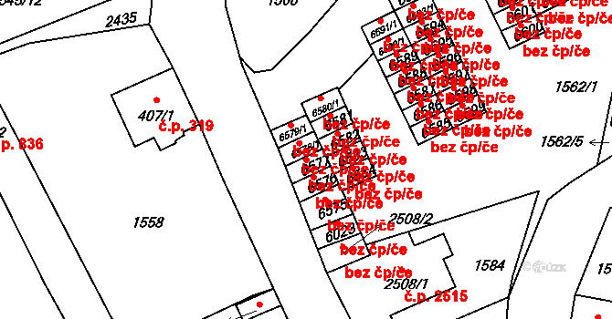 Jablonec nad Nisou 3072, Katastrální mapa