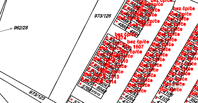 Havlíčkův Brod 38668653 na parcele st. 4898 v KÚ Havlíčkův Brod, Katastrální mapa