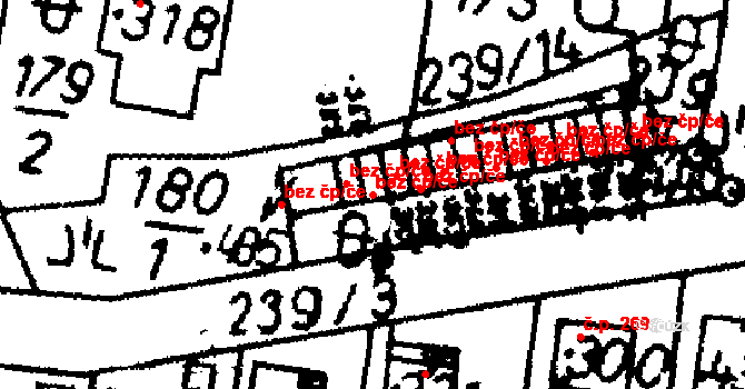 Bernartice 39944654 na parcele st. 356 v KÚ Bernartice u Milevska, Katastrální mapa