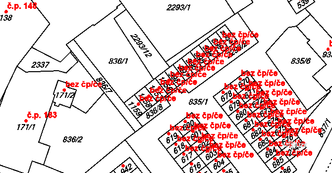 Hanušovice 41279654 na parcele st. 1058 v KÚ Hanušovice, Katastrální mapa