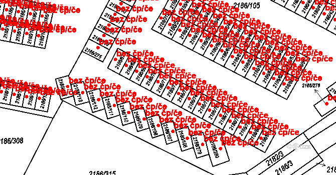 Dobruška 41673654 na parcele st. 2186/72 v KÚ Dobruška, Katastrální mapa