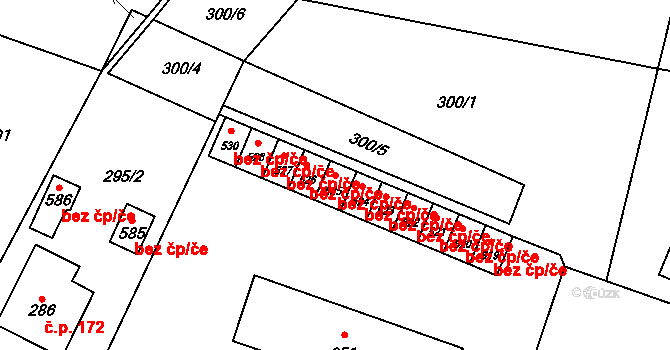 Slatina nad Zdobnicí 48408654 na parcele st. 525 v KÚ Slatina nad Zdobnicí, Katastrální mapa