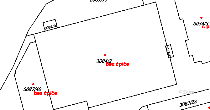 Hranice 657, Karviná na parcele st. 3084/2 v KÚ Karviná-město, Katastrální mapa