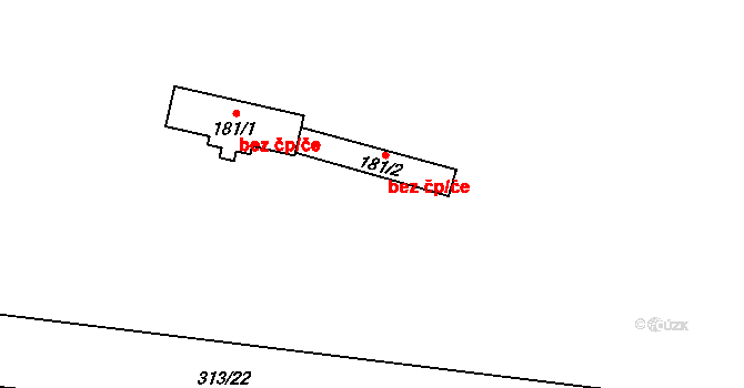 Nová Ves pod Pleší 38627655 na parcele st. 181/2 v KÚ Nová Ves pod Pleší, Katastrální mapa