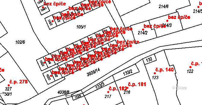 Kryry 47132655 na parcele st. 215/4 v KÚ Kryry, Katastrální mapa