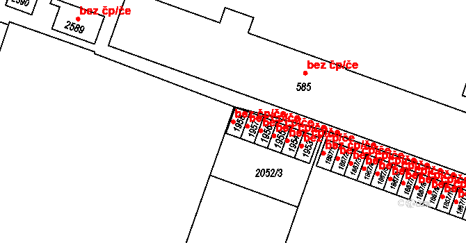 Hořice 49221655 na parcele st. 1958 v KÚ Hořice v Podkrkonoší, Katastrální mapa