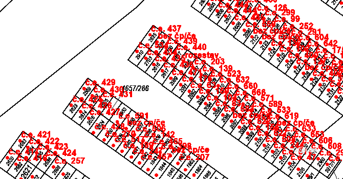 Veselí nad Moravou 471 na parcele st. 2089 v KÚ Veselí-Předměstí, Katastrální mapa