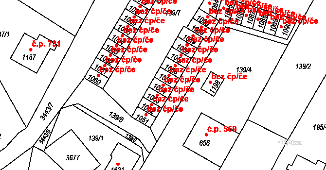 Rtyně v Podkrkonoší 42691656 na parcele st. 1054 v KÚ Rtyně v Podkrkonoší, Katastrální mapa