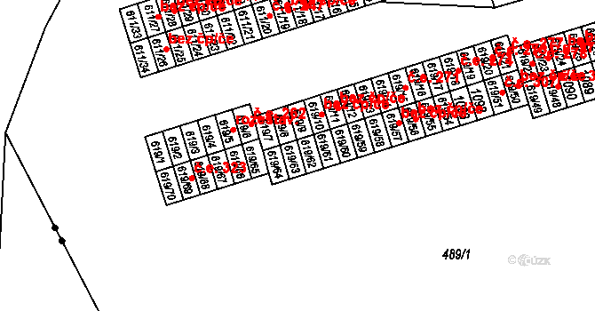 Litvínov 43692656 na parcele st. 619/63 v KÚ Hamr u Litvínova, Katastrální mapa