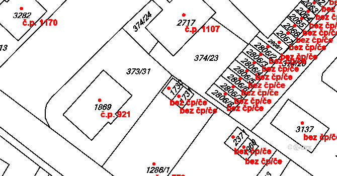 Sušice 45144656 na parcele st. 1730 v KÚ Sušice nad Otavou, Katastrální mapa
