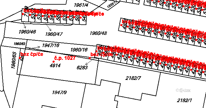 Třebíč 44157657 na parcele st. 4980 v KÚ Třebíč, Katastrální mapa