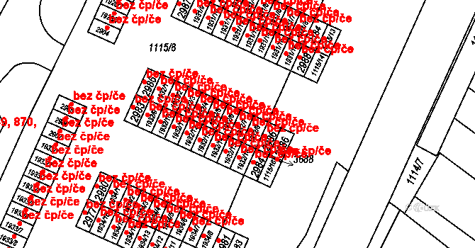 Jičín 44205660 na parcele st. 1932/7 v KÚ Jičín, Katastrální mapa