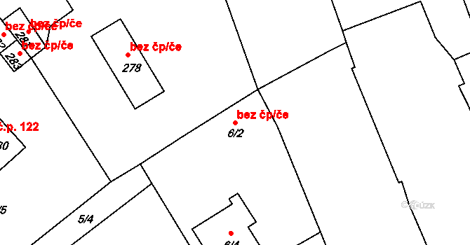 Číměř 49413660 na parcele st. 6/2 v KÚ Číměř, Katastrální mapa