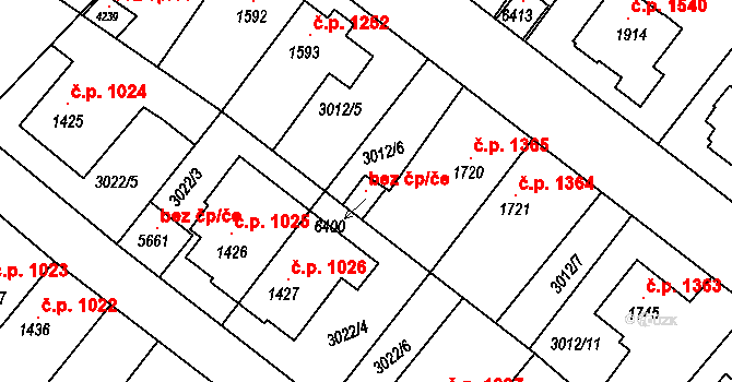 Rakovník 121690661 na parcele st. 6400 v KÚ Rakovník, Katastrální mapa