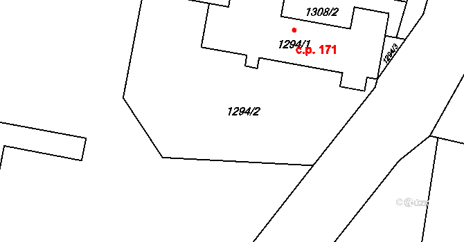 Mimoň IV 171, Mimoň, Katastrální mapa