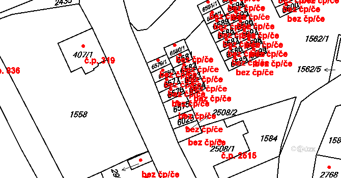 Jablonec nad Nisou 3073, Katastrální mapa