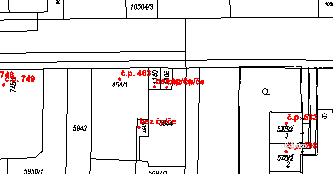 Hrušovany nad Jevišovkou 42061661 na parcele st. 1668 v KÚ Hrušovany nad Jevišovkou, Katastrální mapa
