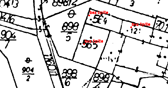 Osek 47228661 na parcele st. 565 v KÚ Osek u Rokycan, Katastrální mapa