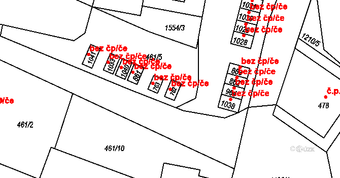 Žacléř 48417661 na parcele st. 762 v KÚ Žacléř, Katastrální mapa