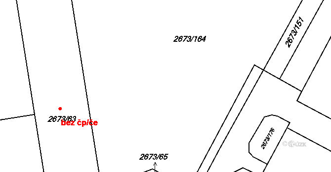 Pelhřimov 48536661 na parcele st. 2673/64 v KÚ Pelhřimov, Katastrální mapa
