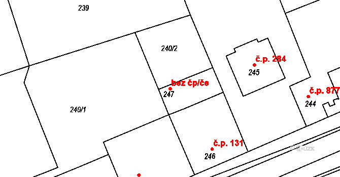 Planá nad Lužnicí 47436662 na parcele st. 247 v KÚ Planá nad Lužnicí, Katastrální mapa