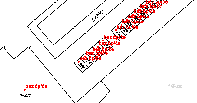 Třinec 40217663 na parcele st. 717 v KÚ Konská, Katastrální mapa