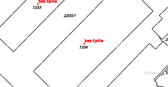 Třebechovice pod Orebem 46623663 na parcele st. 1334 v KÚ Třebechovice pod Orebem, Katastrální mapa