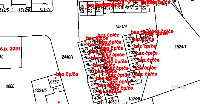 Jablonec nad Nisou 301, Katastrální mapa