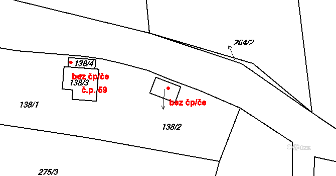 Lešetice 38630664 na parcele st. 138/2 v KÚ Lešetice, Katastrální mapa