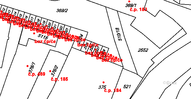 Hranice 42471664 na parcele st. 2327 v KÚ Hranice, Katastrální mapa