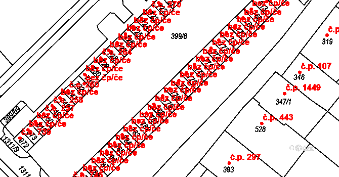 Uherské Hradiště 50472666 na parcele st. 778 v KÚ Mařatice, Katastrální mapa