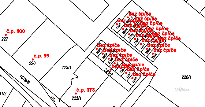 Zbýšov 41958667 na parcele st. 225/4 v KÚ Zbýšov u Oslavan, Katastrální mapa
