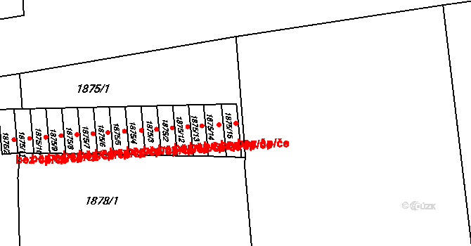 Železný Brod 44226667 na parcele st. 1875/15 v KÚ Železný Brod, Katastrální mapa