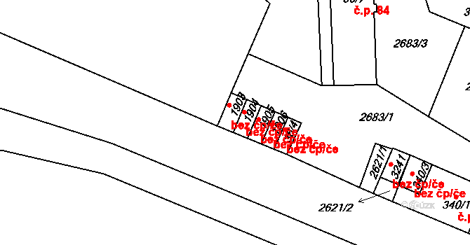 Karlovy Vary 45858667 na parcele st. 1903 v KÚ Stará Role, Katastrální mapa