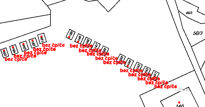 Červená Voda 47976667 na parcele st. 146 v KÚ Horní Orlice, Katastrální mapa