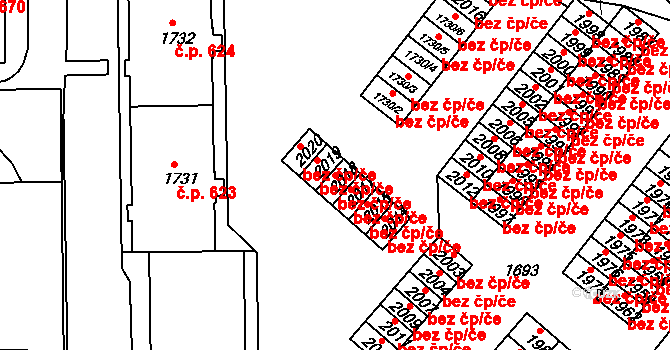 Hodkovice nad Mohelkou 49156667 na parcele st. 2018 v KÚ Hodkovice nad Mohelkou, Katastrální mapa